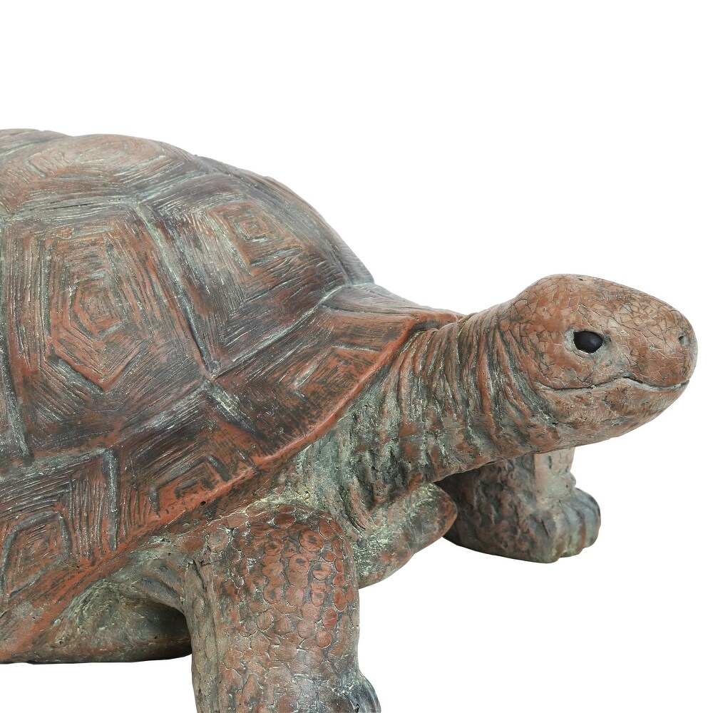 Sunnydaze Talia the Tortoise Indoor/Outdoor Lawn and Garden Statue   29.5\