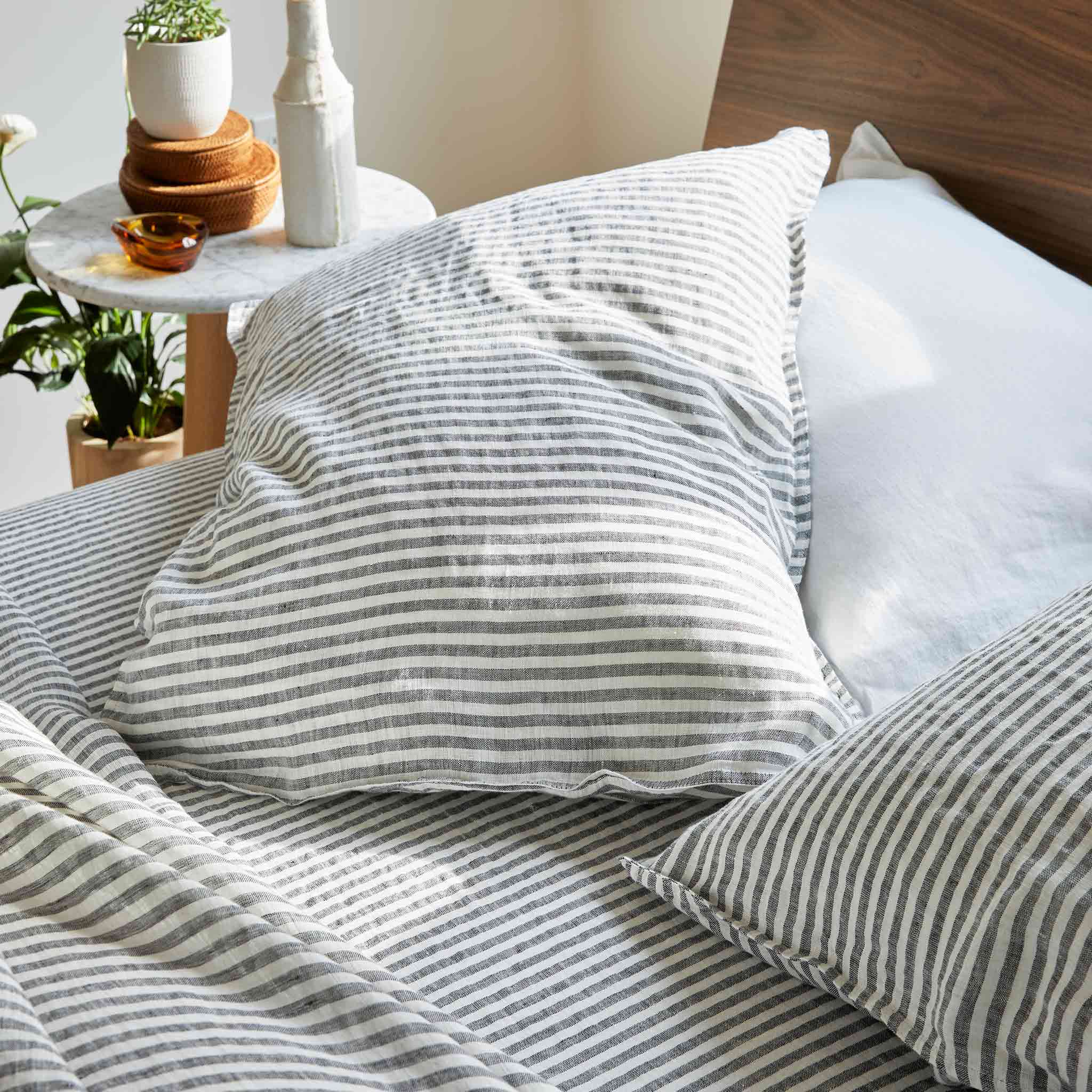 Washed Linen Core Sheet Set