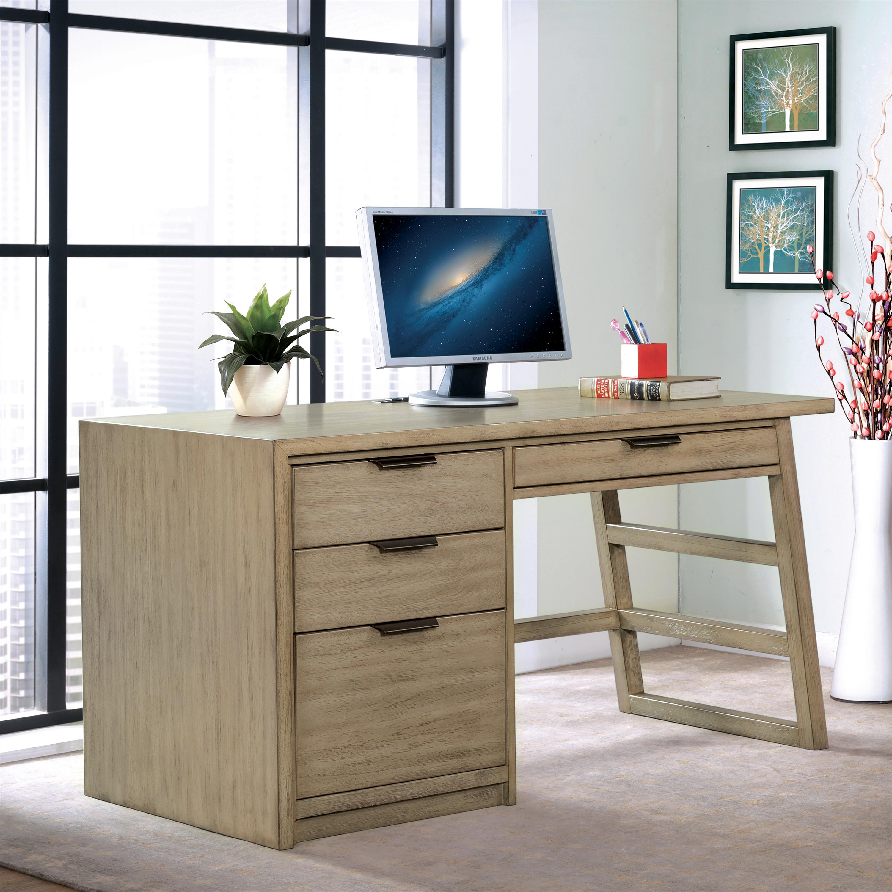 Perspectives Single Pedestal Desk