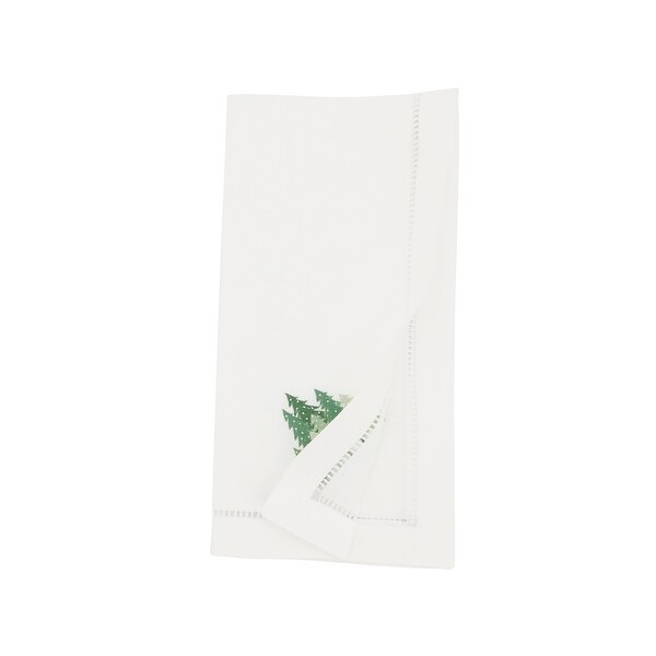 Pine Forest Embroidered Napkin (Set of 6)