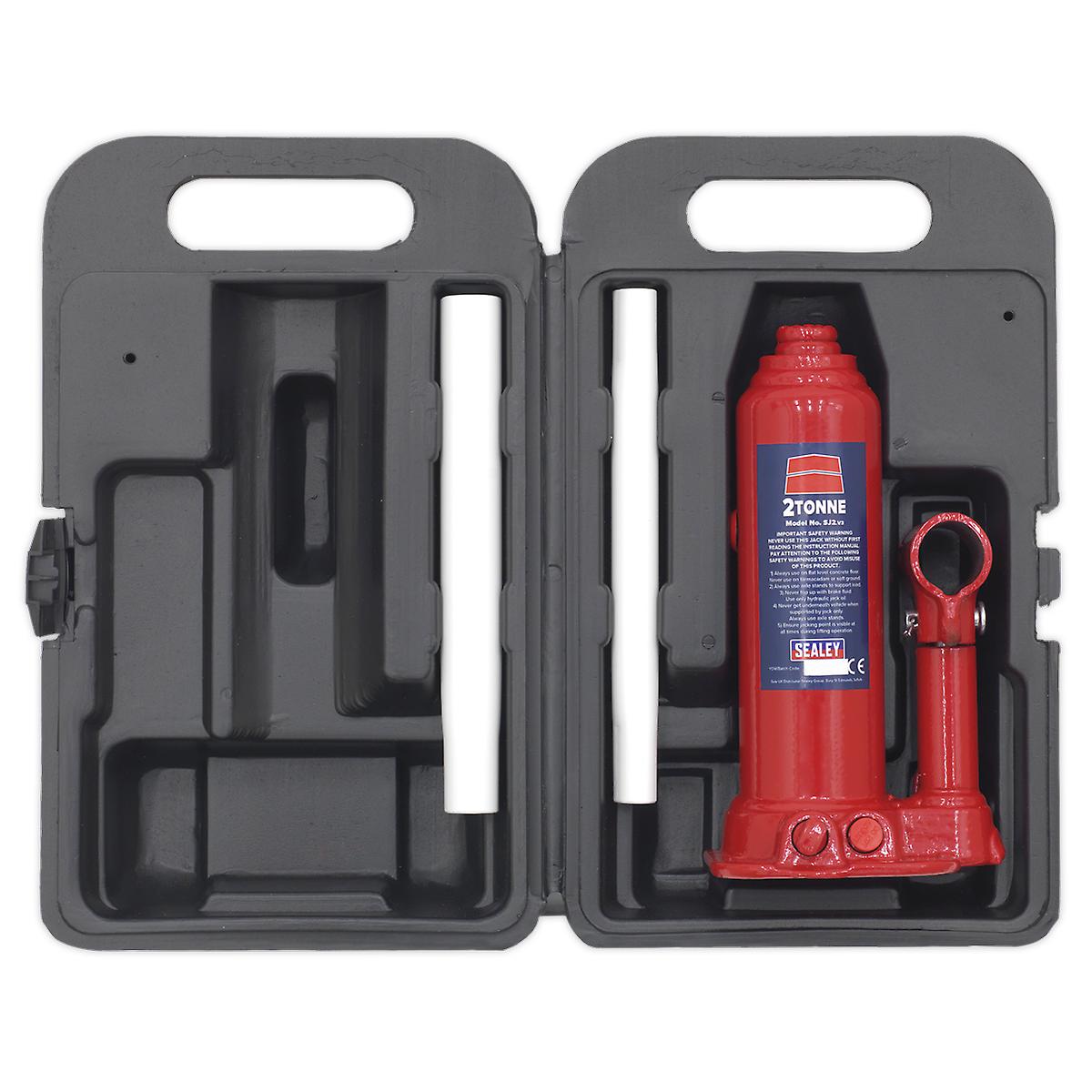 Sealey Sj2Bmc Bottle Jack 2Tonne With Carry-Case