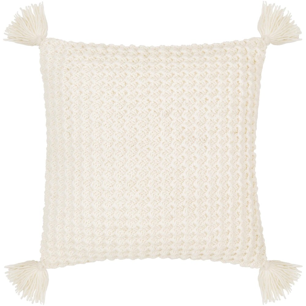 Artistic Weavers Kalae Large Knit Crochet Pattern Throw Pillow