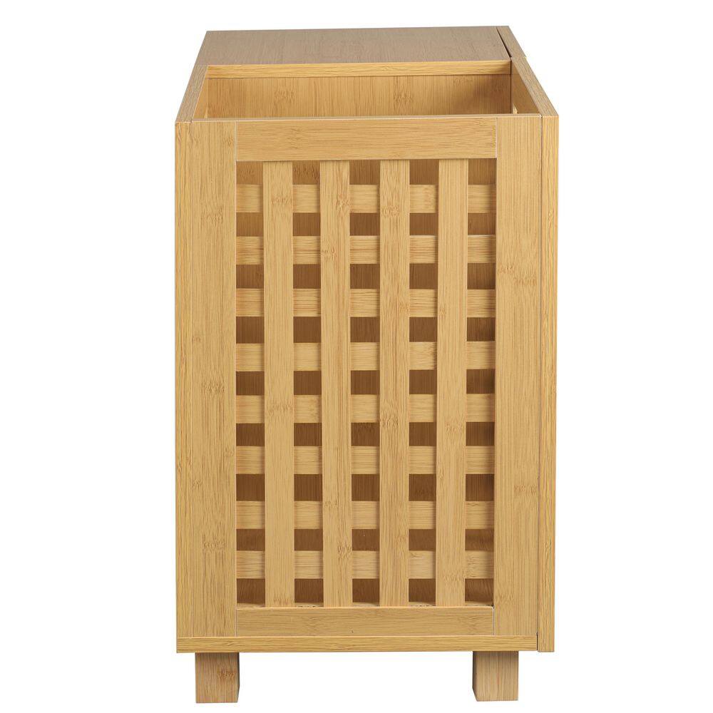 Beige Wood Bathroom Storage Basket Accent Storage Cabinets with 3 Drawer CX915SB-BG