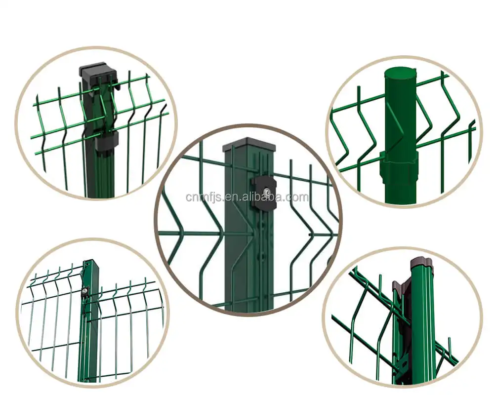 China factory supply high quality framework fence/Curvy welded wire mesh fence