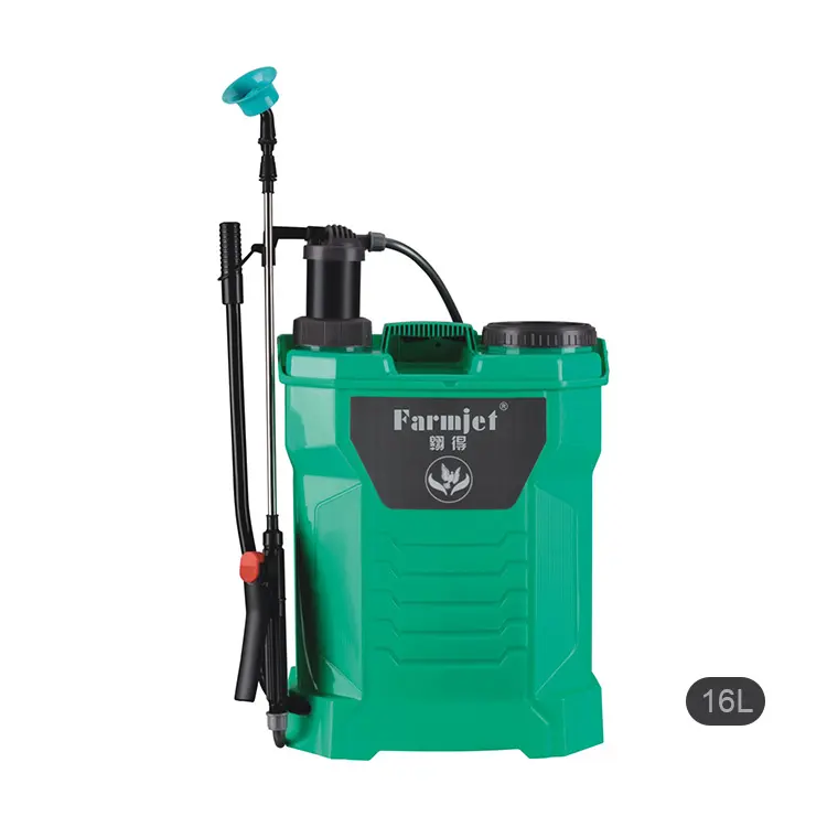 Farmjet 2021 Newest Style High Quality Manual Pressure Pump Agriculture Knapsack Manual Sprayer With Free Nozzle