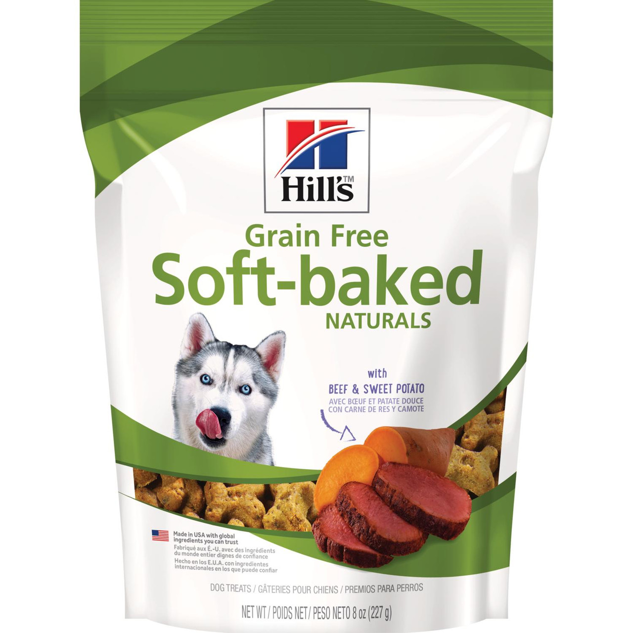 Hill's Science Diet Grain-Free Soft-Baked Naturals with Beef and Sweet Potato Dog Treats， 8oz.