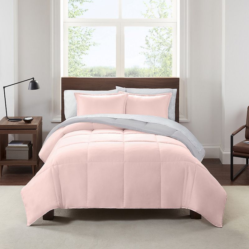 Serta? Simply Clean Antimicrobial Reversible Comforter Set with Sheets