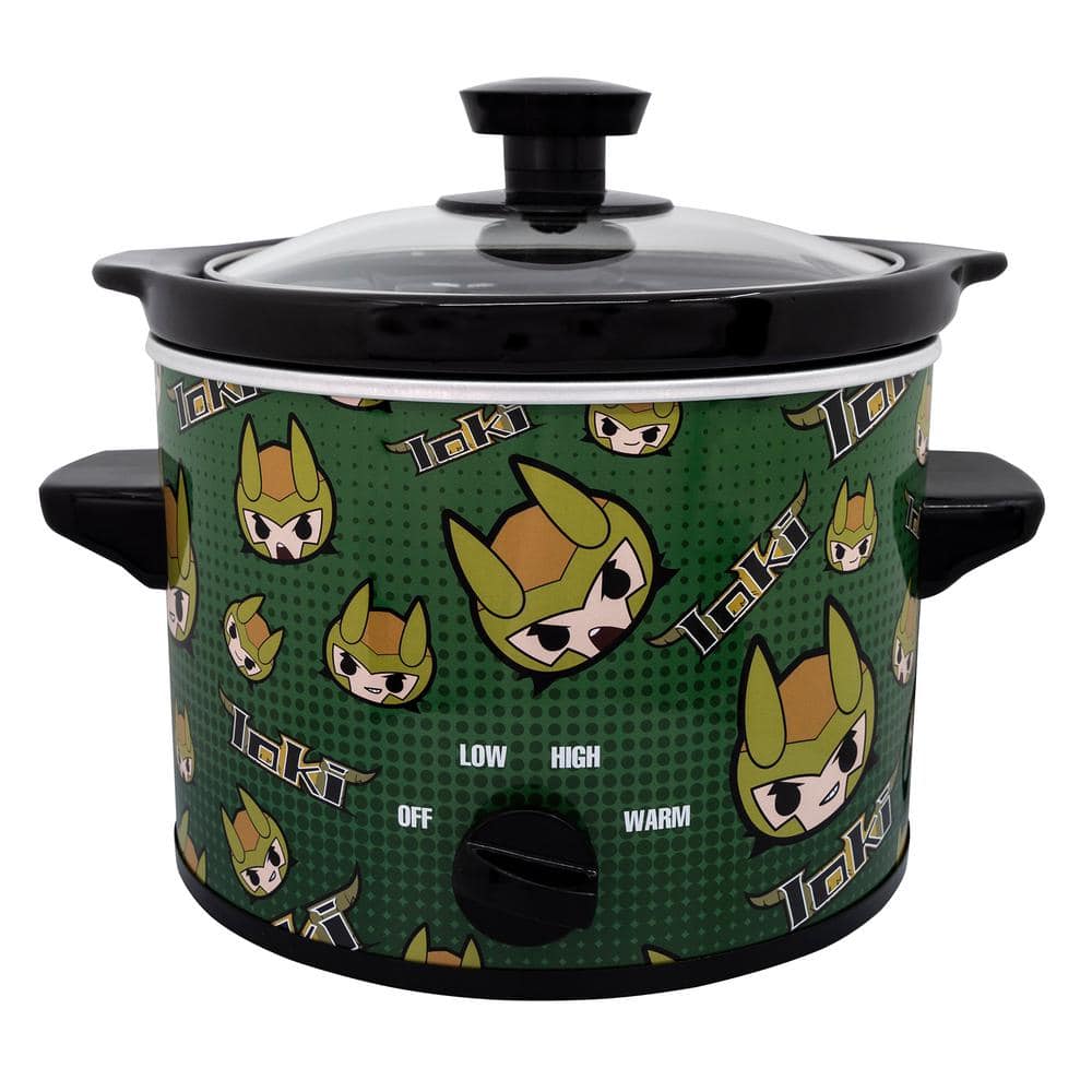 Uncanny Brands 2 Qt. Marvel's Loki Green Slow Cooker SC2-MVC-LK1