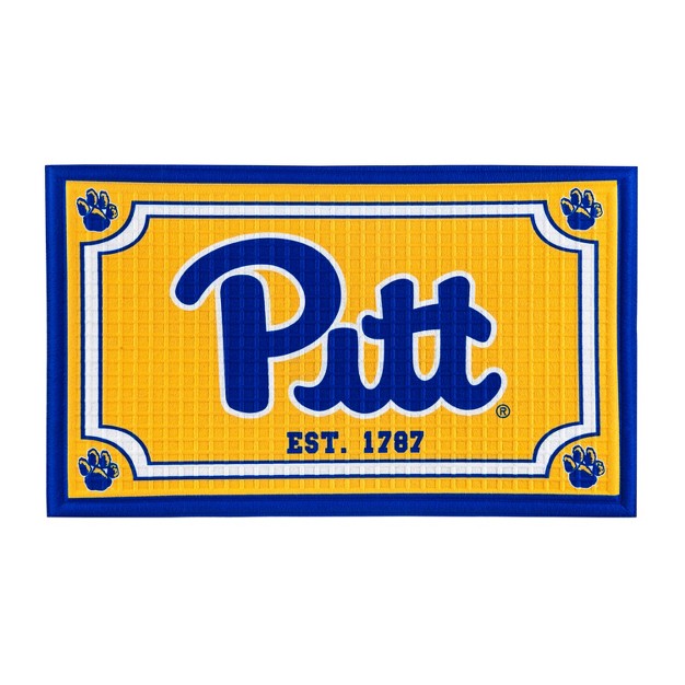 Embossed Door Mat University Of Pittsburgh