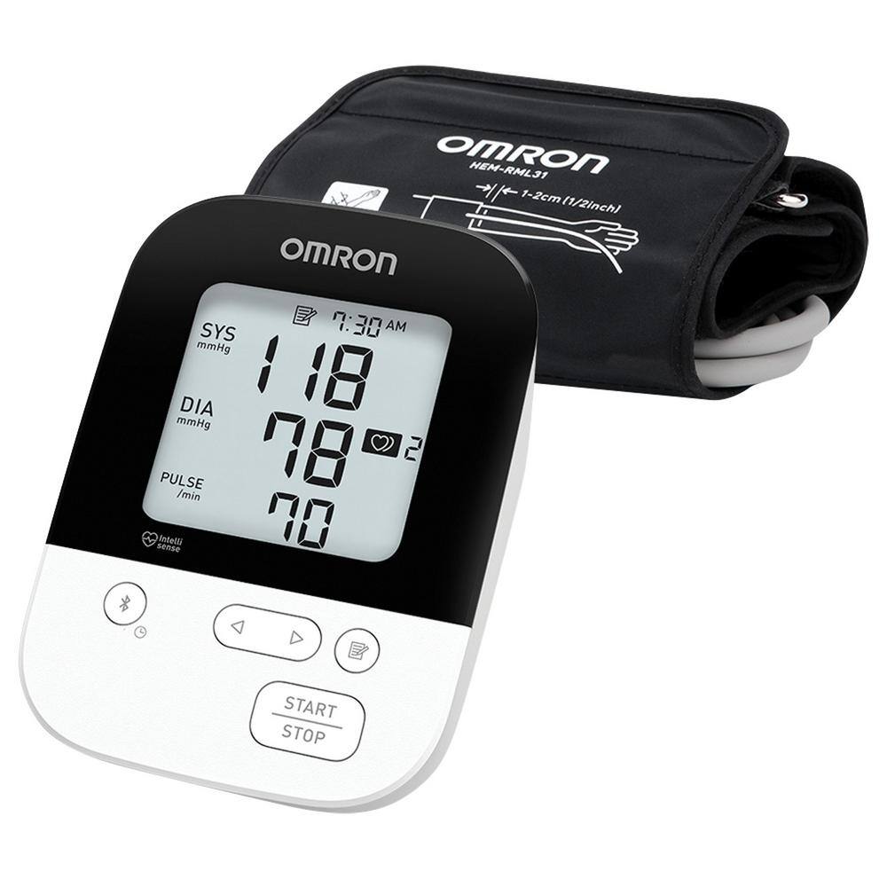 Omron 5 Series Wireless Upper Arm Blood Pressure Monitor with 7 in. to 9 in. Small D-Ring Cuff 843631135433