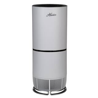 Hunter HP670 True HEPA Air Purifier for Allergies Digital Tall Tower White HP670WH