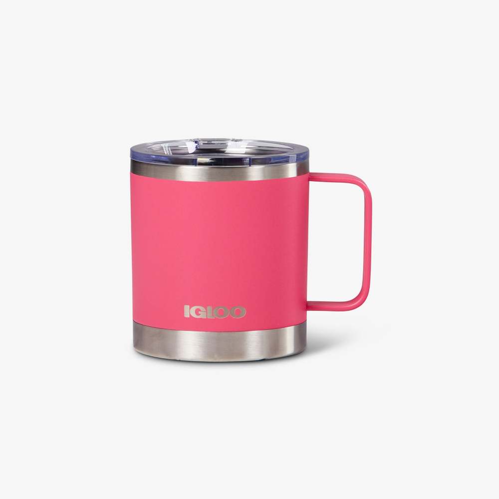 Igloo Mug Reusable Hot/Cold Stainless Steel Watermelon 13.5oz ;