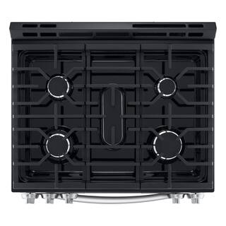 LG 30 in. Slide-In Gas Range with 5-Elements in Stainless Steel LSGL5831F