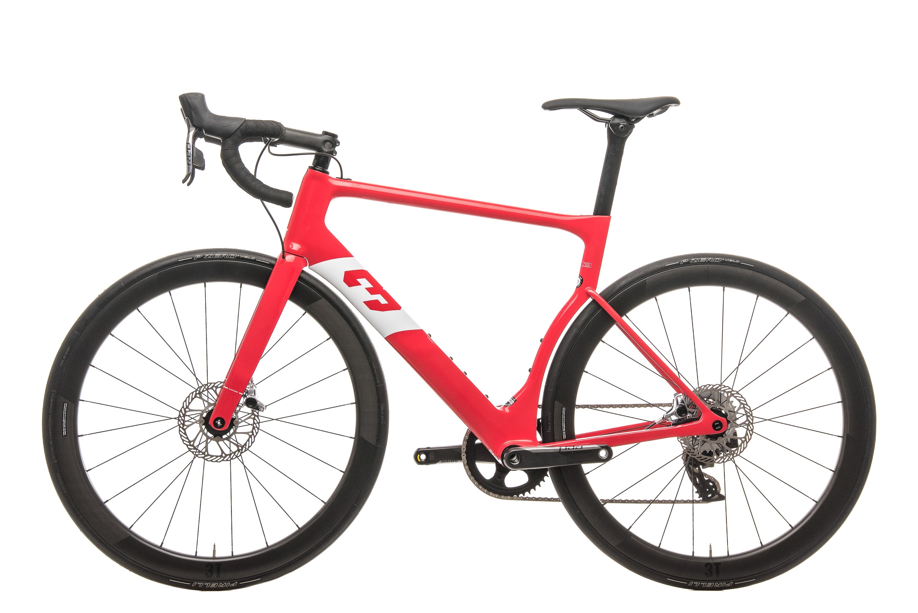3T Strada Team Red AXS eTap Road Bike - 2020, Large