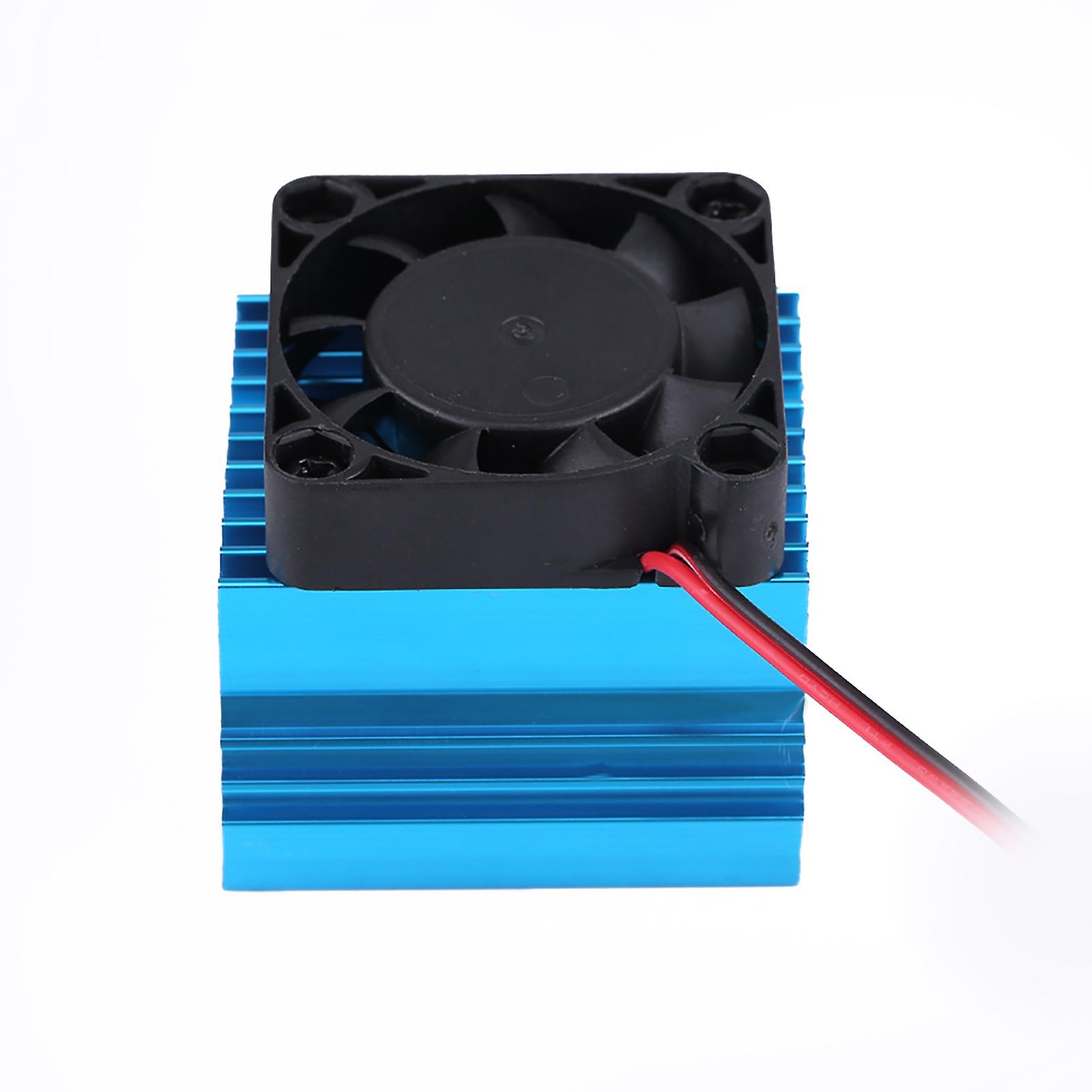 Universal Cooling Fin Set Heat Sink With Fan For 1/10 Rc Car 4074/4274/1515 Motor