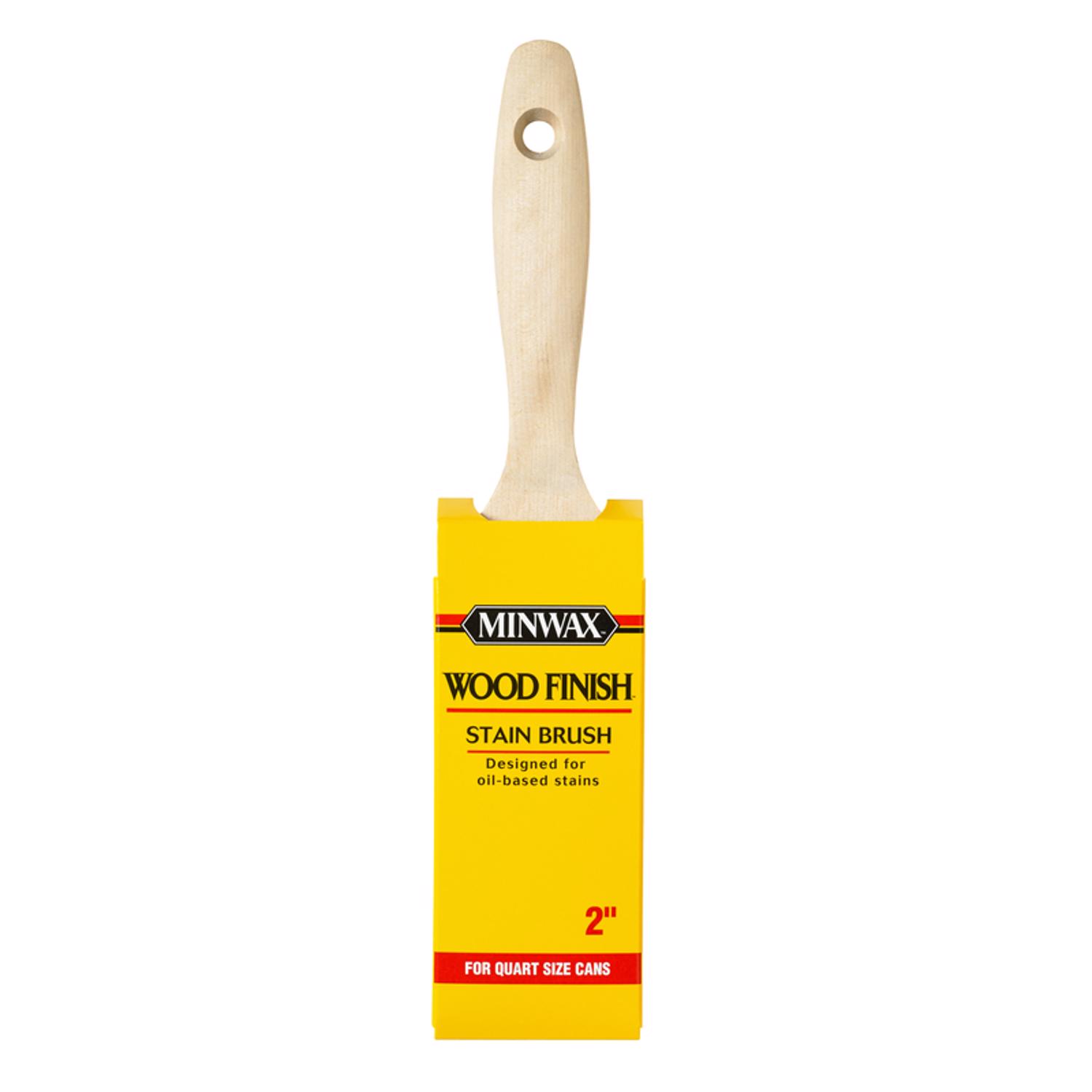 Minwax Wood Finish 2 in. Flat Stain Brush