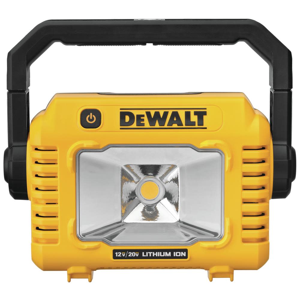 DEWALT 12V/20V MAX Compact Task Light with 20V Compact 4Ah Battery Starter Kit Bundle