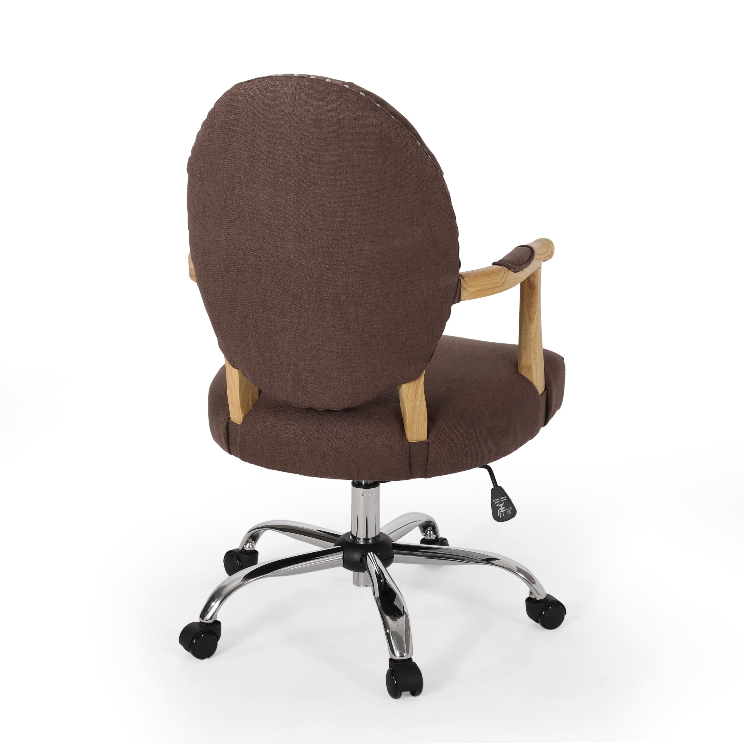 Maryclaire Contemporary Tufted Fabric Swivel Office Lift Chair