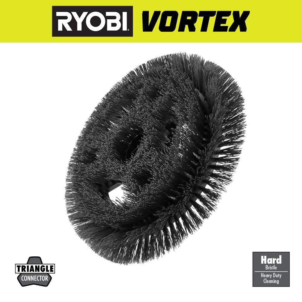 RYOBI 9 in. VORTEX Hard Bristle Brush A95HRB9