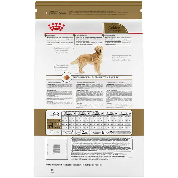 Royal Canin 30 lb Golden Retriever Adult Dog Food