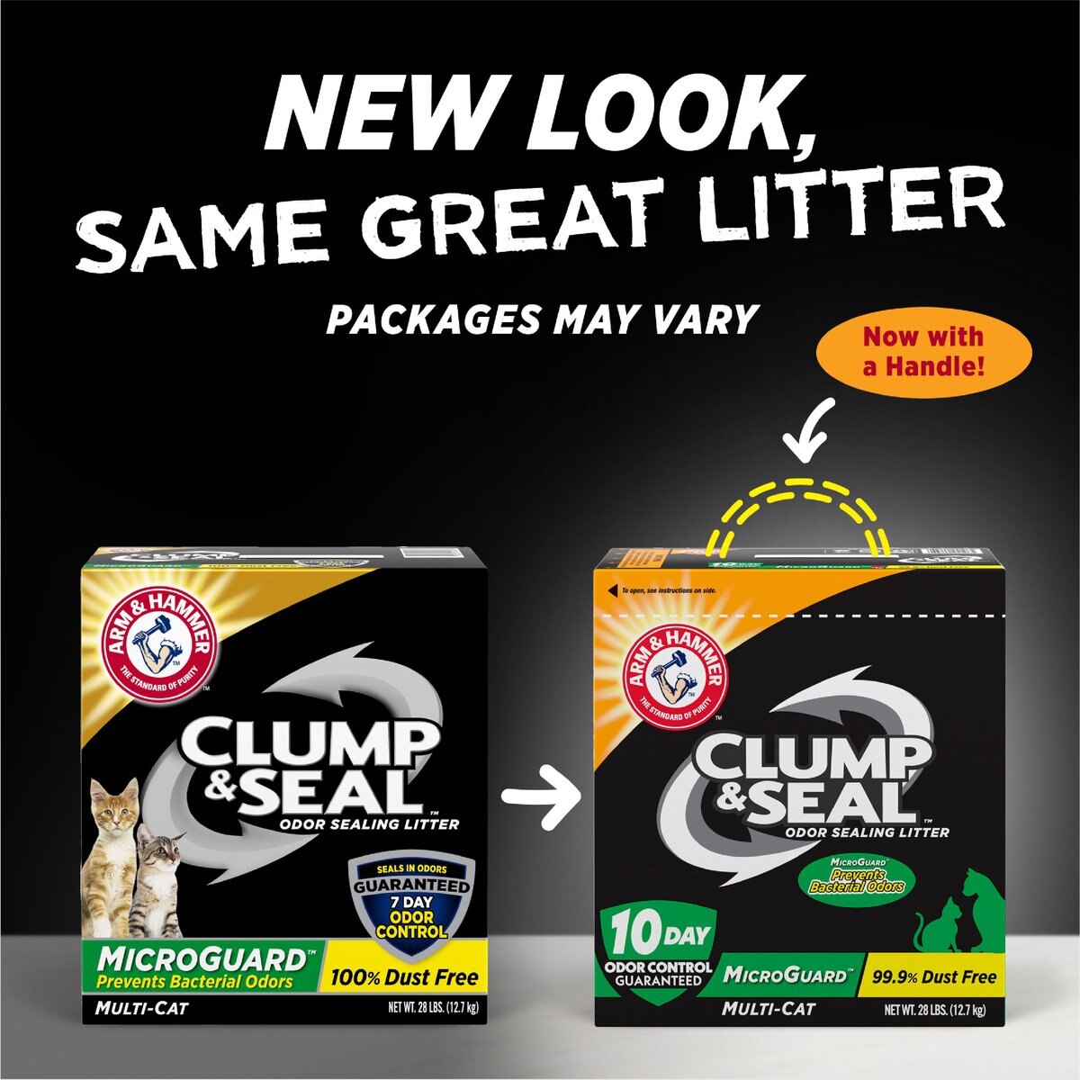 Arm and Hammer Litter Clump and Seal MicroGuard Odor Sealing Clumping w/10 Days of Odor Control Cat Litter