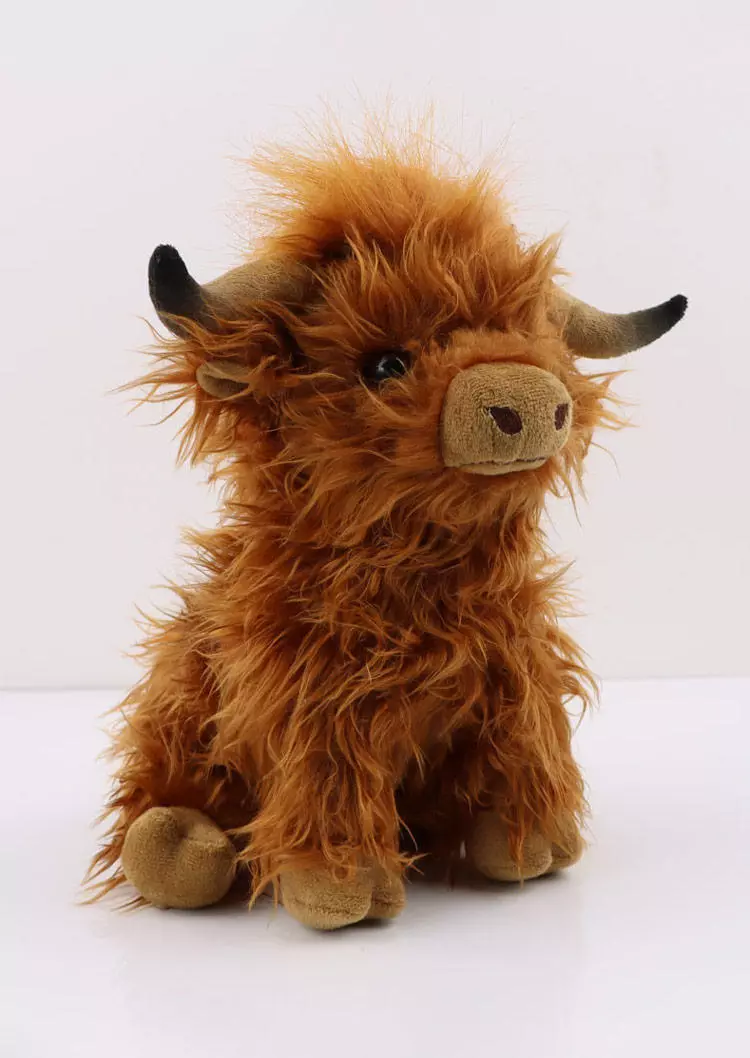 🔥 BIG SALE - 49% OFF🔥🔥🐂Eco-Friendly Scottish Highland Cow Soft Plush Toy