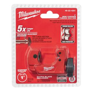 MW 24 in. Aluminum Offset Pipe Wrench with 1 in. Mini Copper Tubing Cutter (2-PC) 48-22-7182-48-22-4251