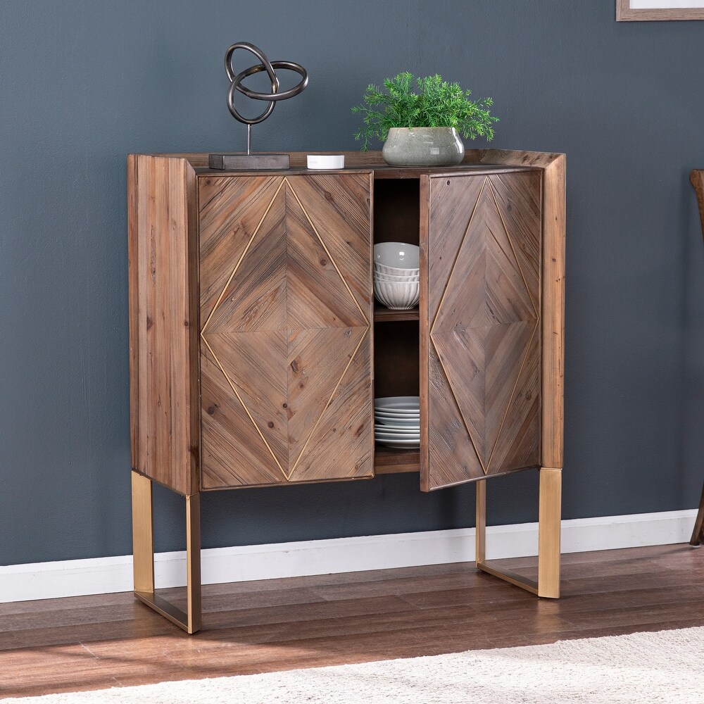 SEI Furniture Arverly Reclaimed Wood Cabinet