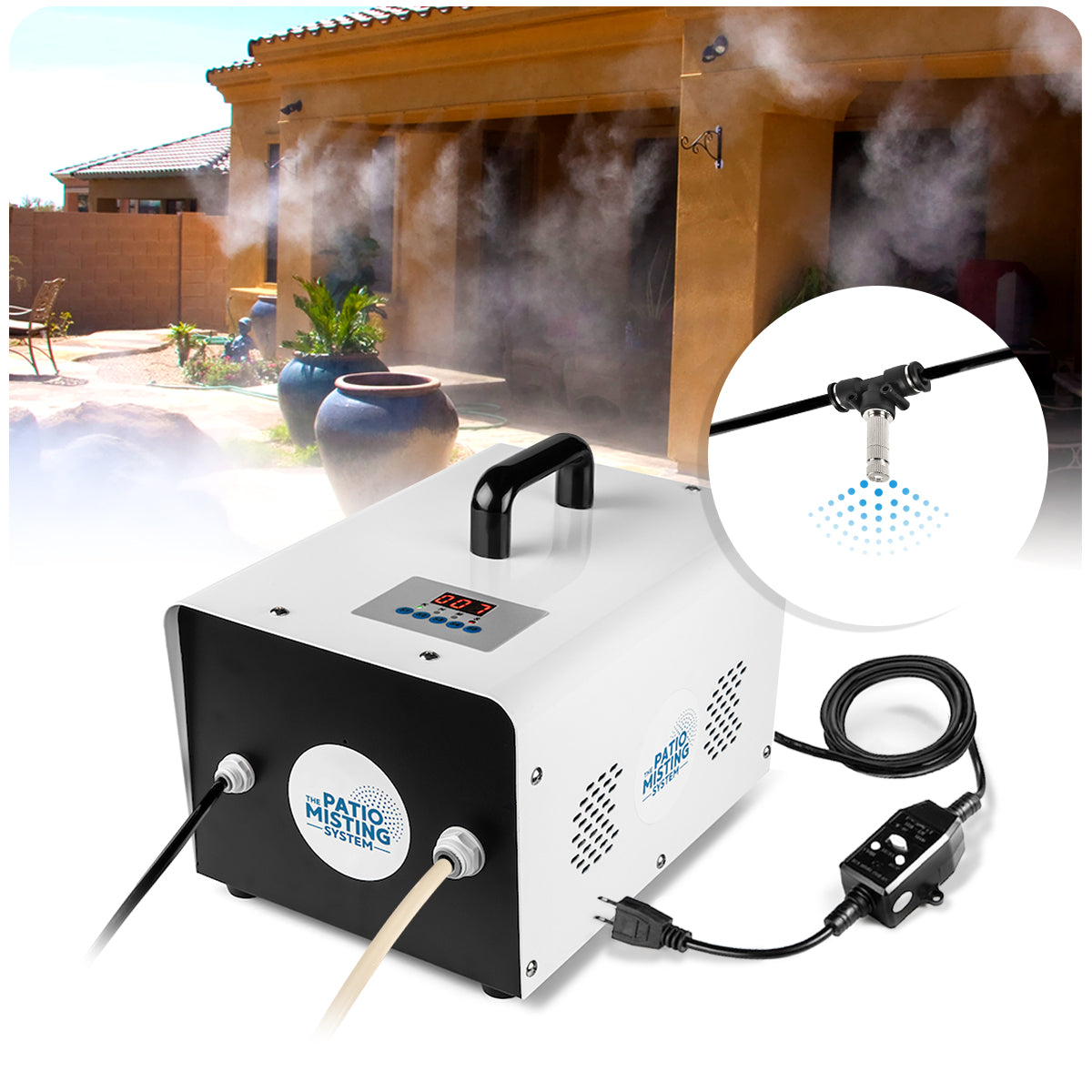 The Patio Misting System - Small-Mid Sized Spaces - Customizable DIY Installation - 1/4