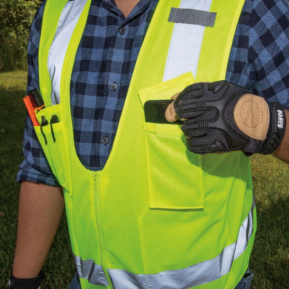 Klein Tools High-Visibility Safety Vest - M/L 60269 from Klein Tools