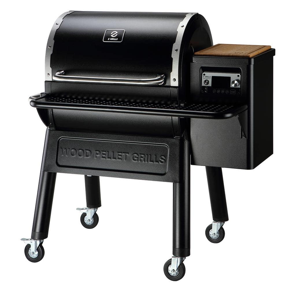 Z GRILLS 709 sq. in. ZPG-7052B Wi-Fi Pellet Grill and Smoker in Black ZPG-7052B