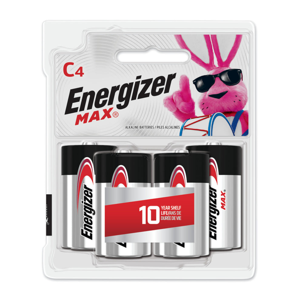 BATTERY ALKALINE C 4PK