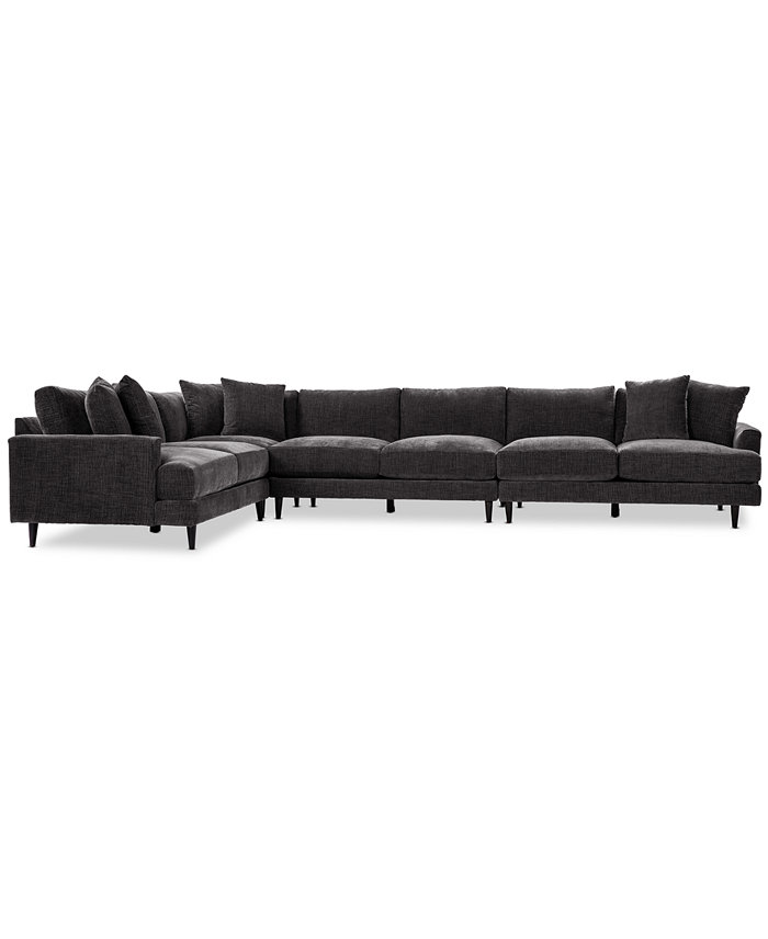 Furniture Mariyah Fabric 4-Pc. Sectional with Sofa