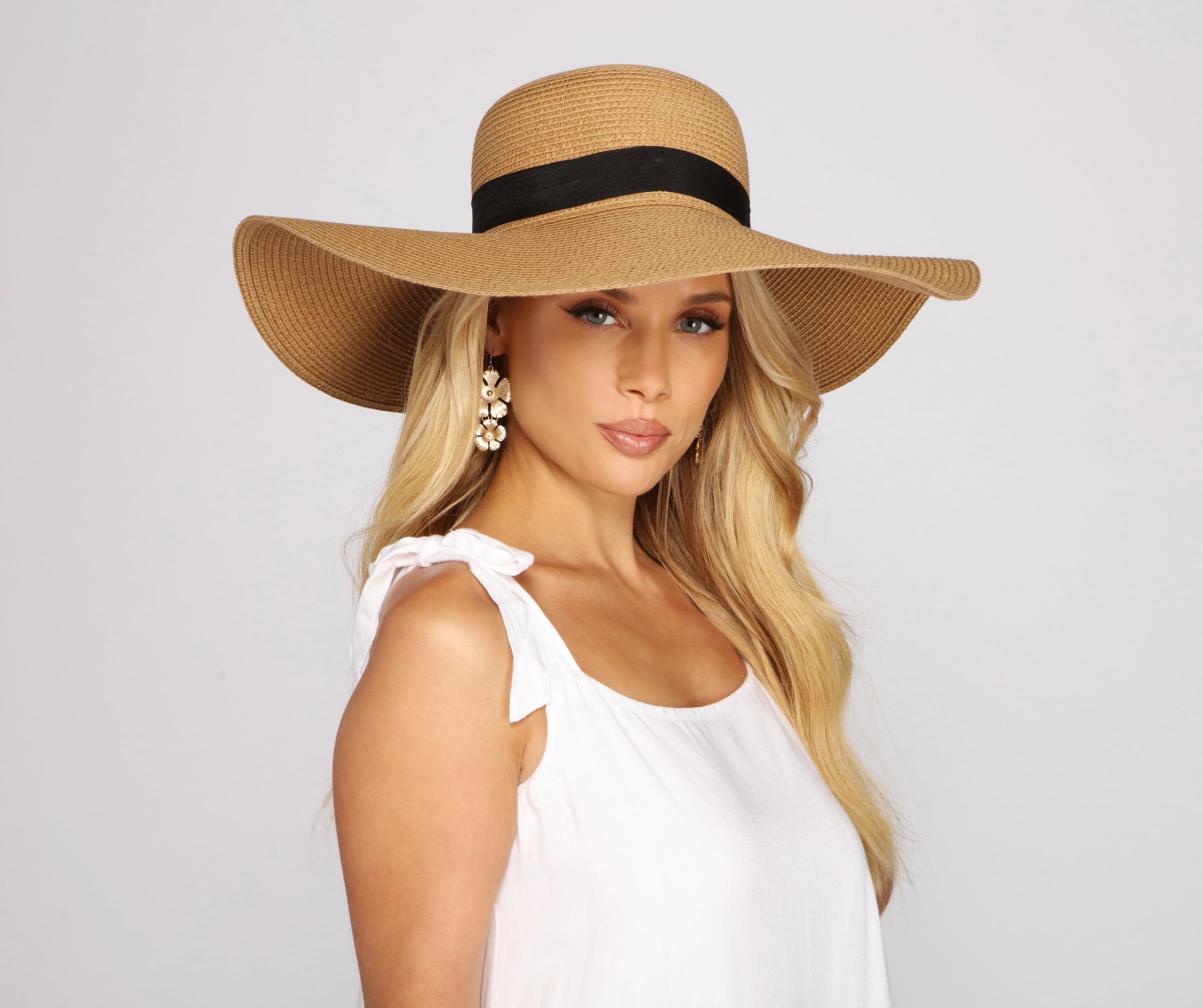 Embraced In Glamour Straw Hat