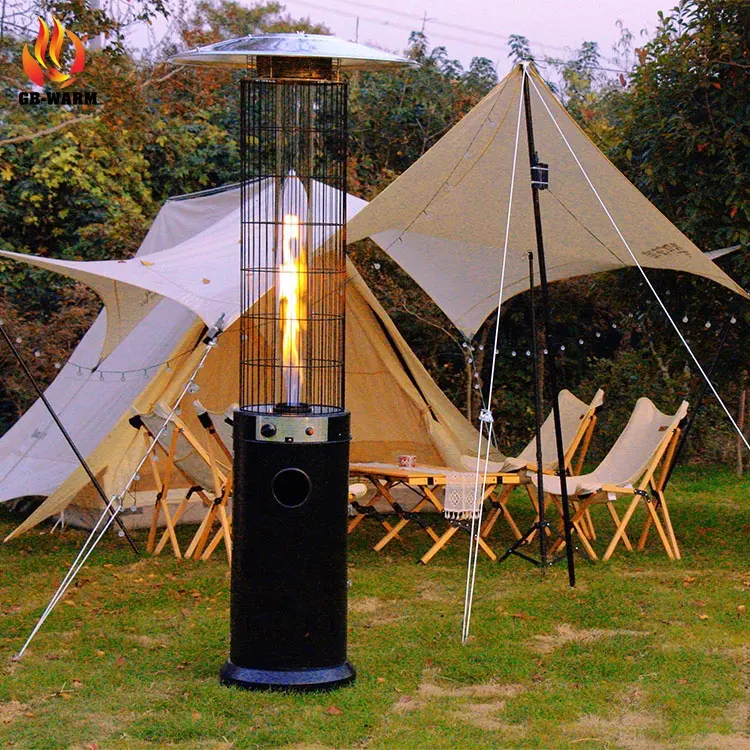 CE certified modern furniture factory price high quality customized outdoor gas glass tube patio heater