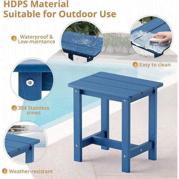 Outdoor Side Table，HDPS Small Outdoor Table