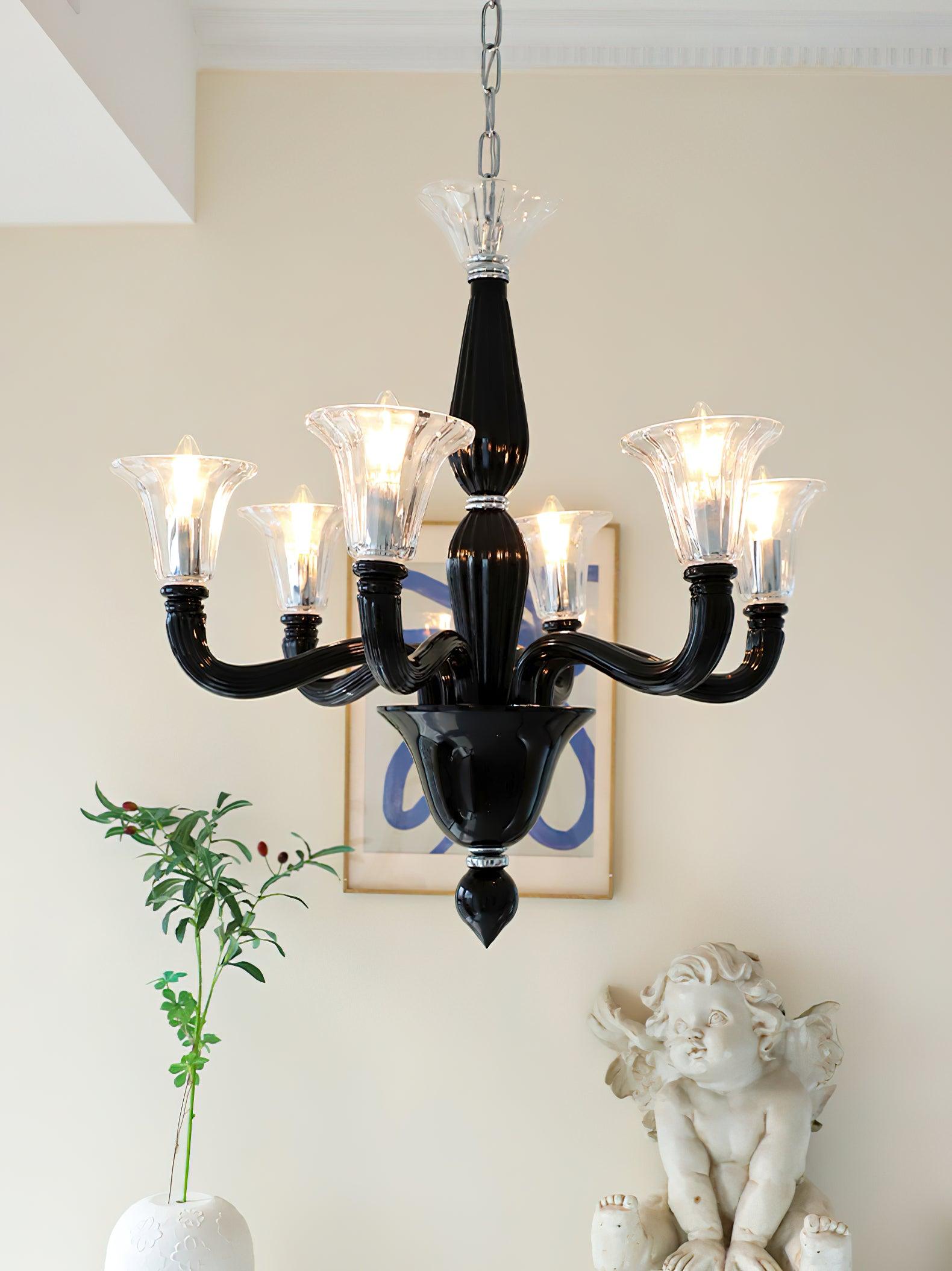 Murano Candle Chandelier