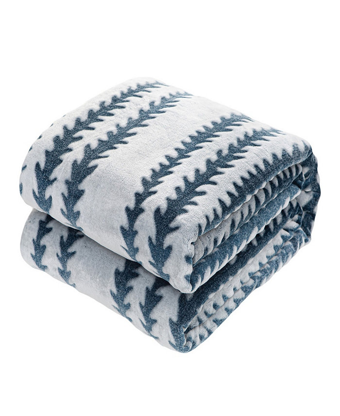 Sedona House Shaved Printandnbsp;Flannel Blanket， Twin