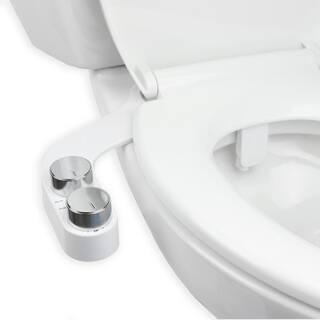 Brondell FreshSpa Comfort+ Non-Electric Dual Temperature Bidet Attachment in White FSR-25