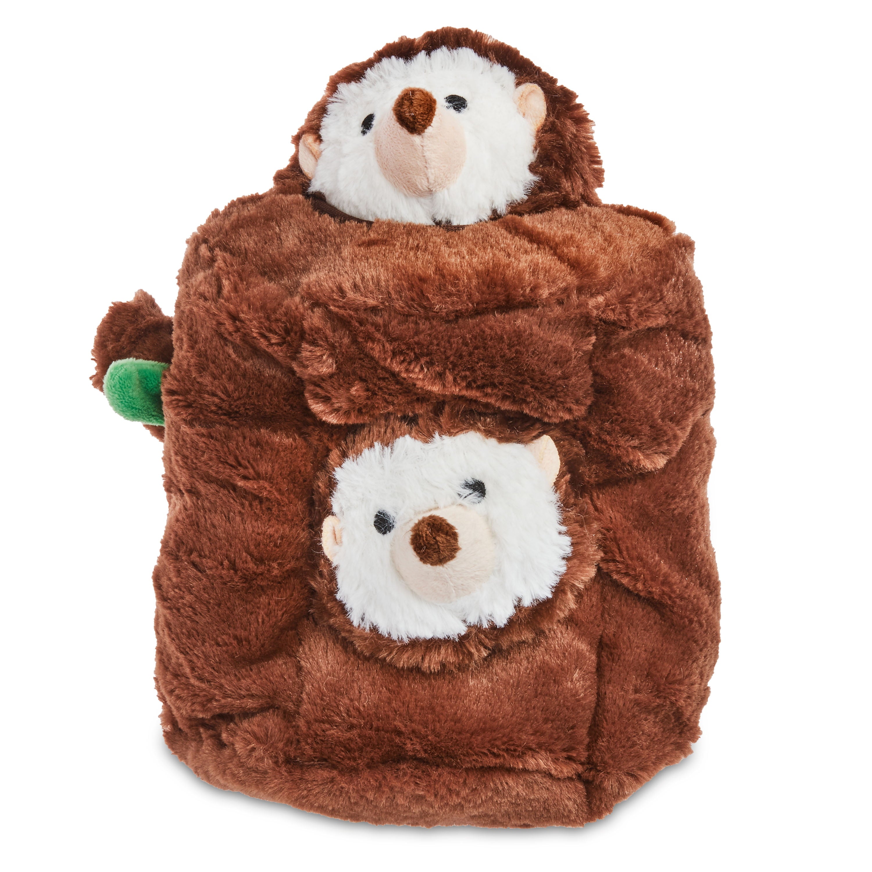 Vibrant Life Cozy Buddy Hide-and-Seek Plush Dog Toy， Hedgehogs