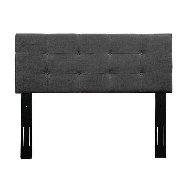 Mid-Rise Fabric Upholstered Panel Headboard - - 36288418