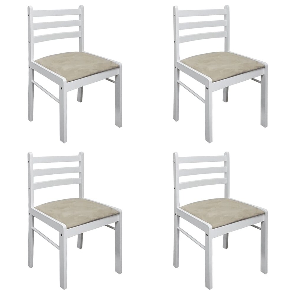 2/4/6 pcs Wooden Dining Chairs Square 2 Colours Selectable   17.3\