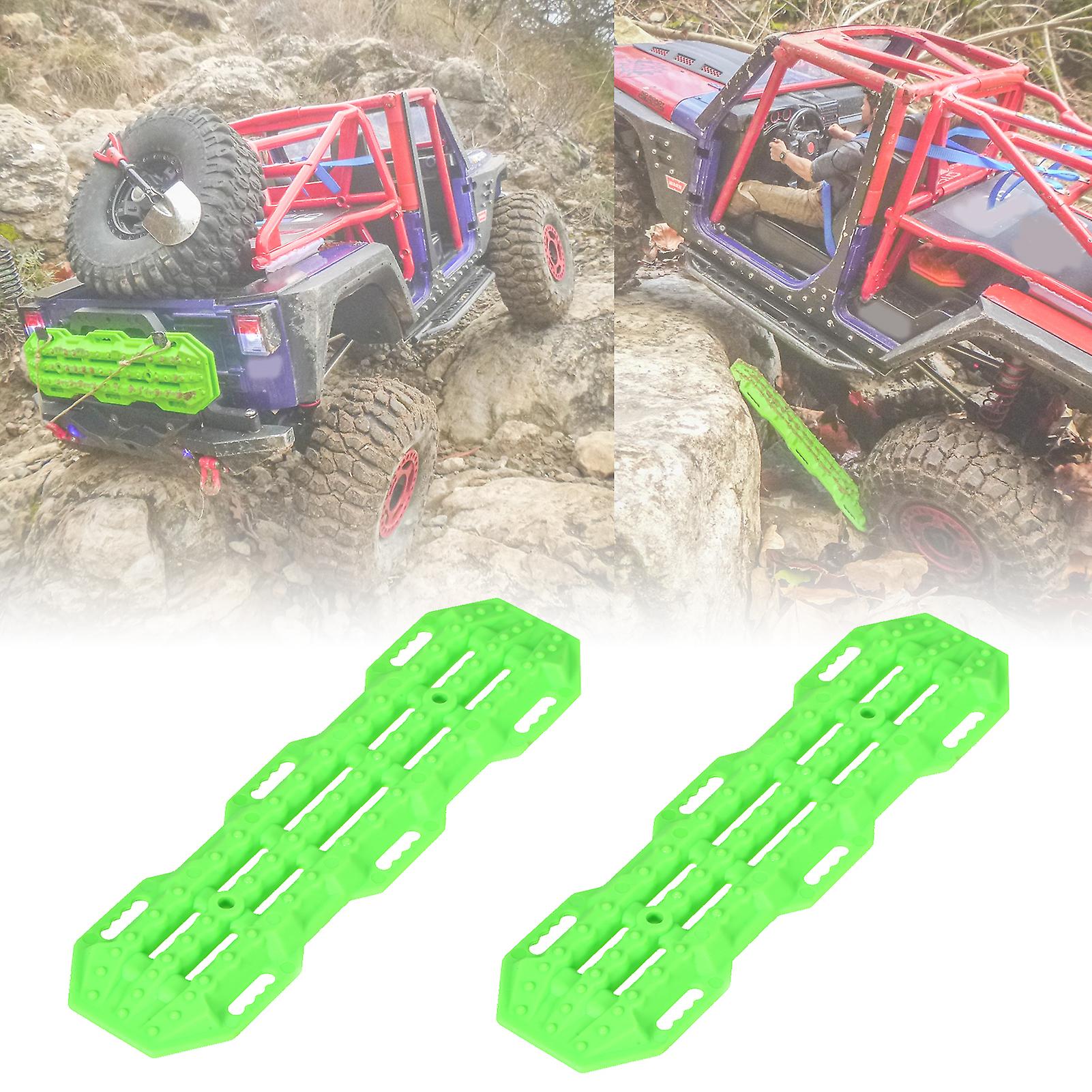 Plastic Sand Ladder Recovery Ramps Board 2pcs Replacement For Traxxas Hsp Redcat Rc4wd Tamiya Axial Scx10 D90 Hpi No.234950