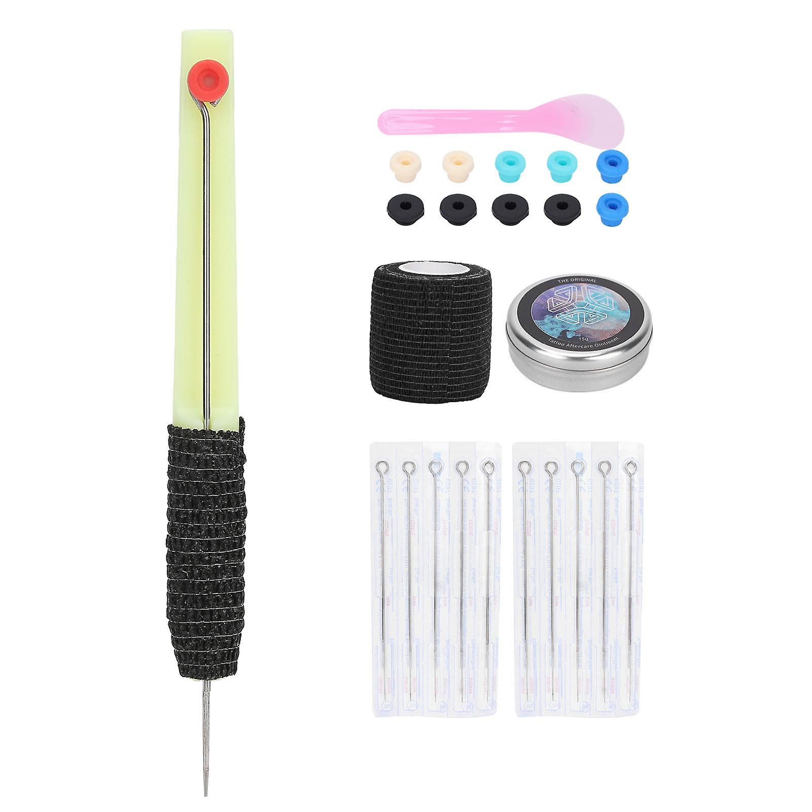 Professional Hand Stick Tattoo Kit Diy Tattoo Tool Kit Tattoo Needles Accessories