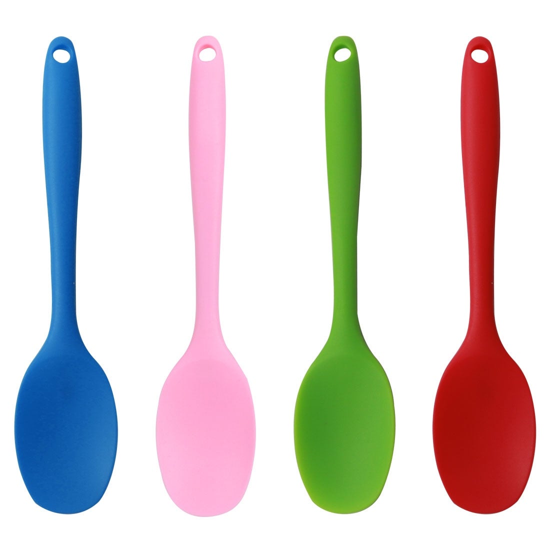 4 Pcs Silicone Heat Resistant Non-scratch Turner Non Stick Spatula - 21 x 4cm/8.3