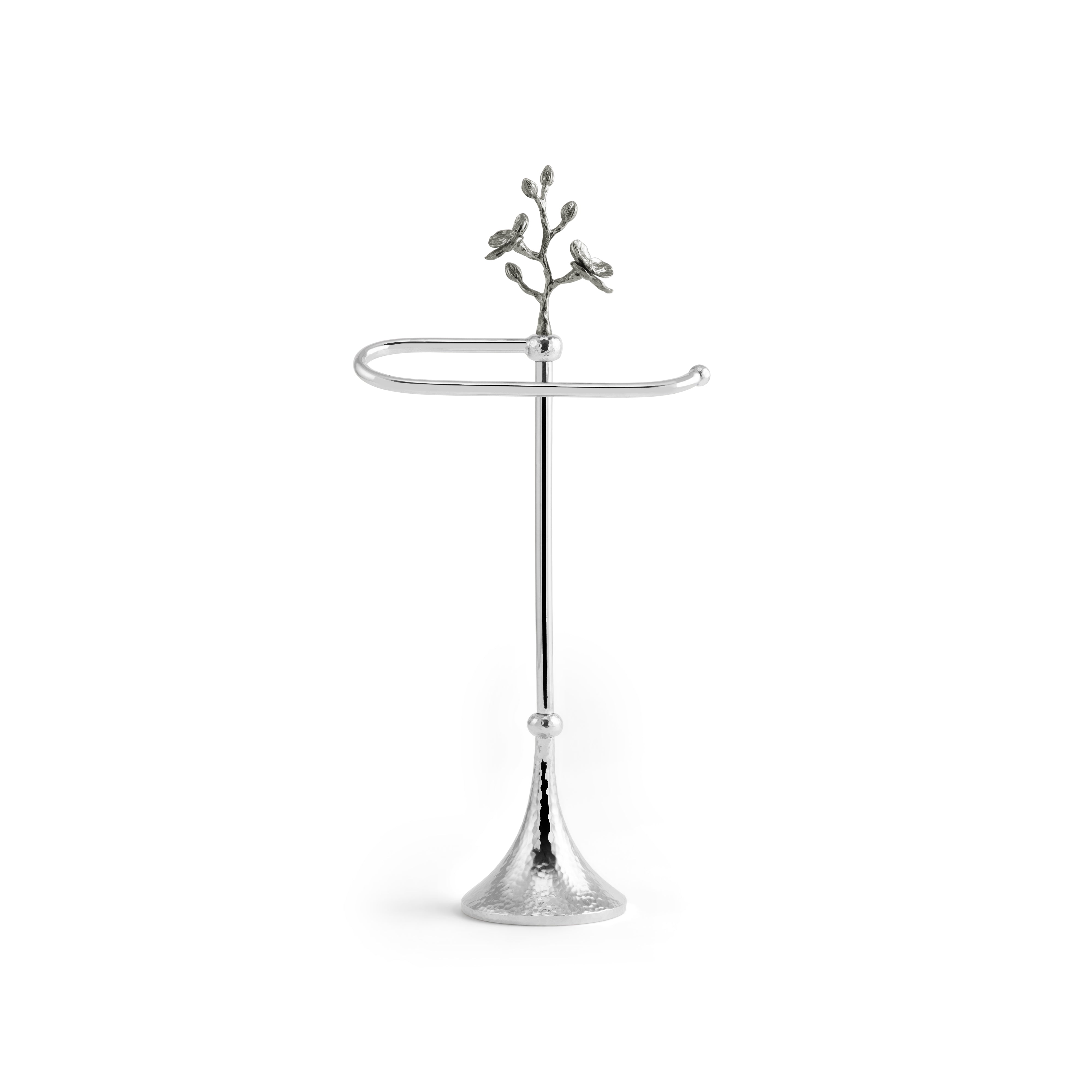 Black Orchid Fingertip Towel Stand