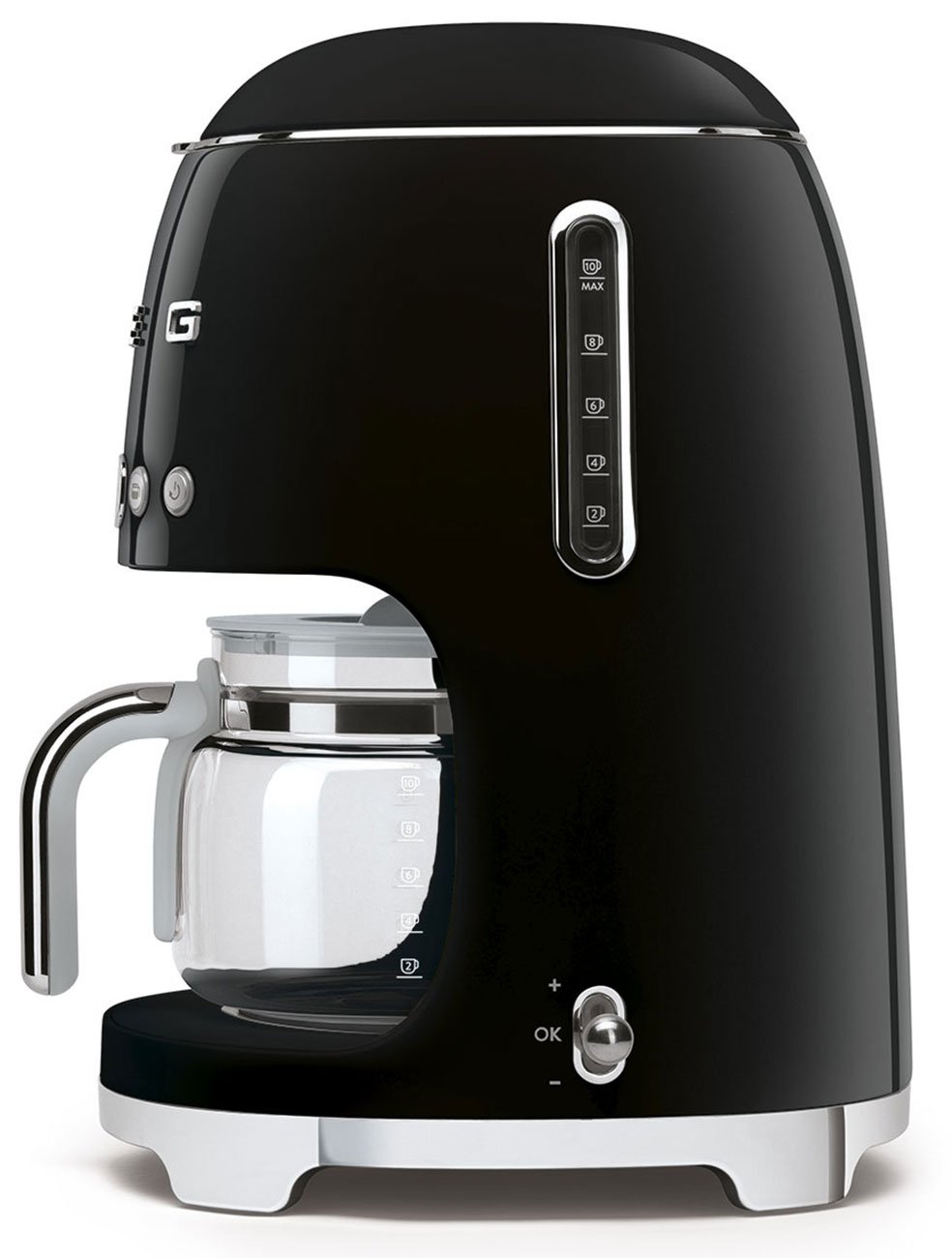 Smeg Retro Style Black Coffee Maker