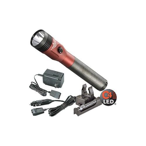 Streamlight 75612 Stinger LED Rechargeable Flashlight with PiggyBack Charger (Red)