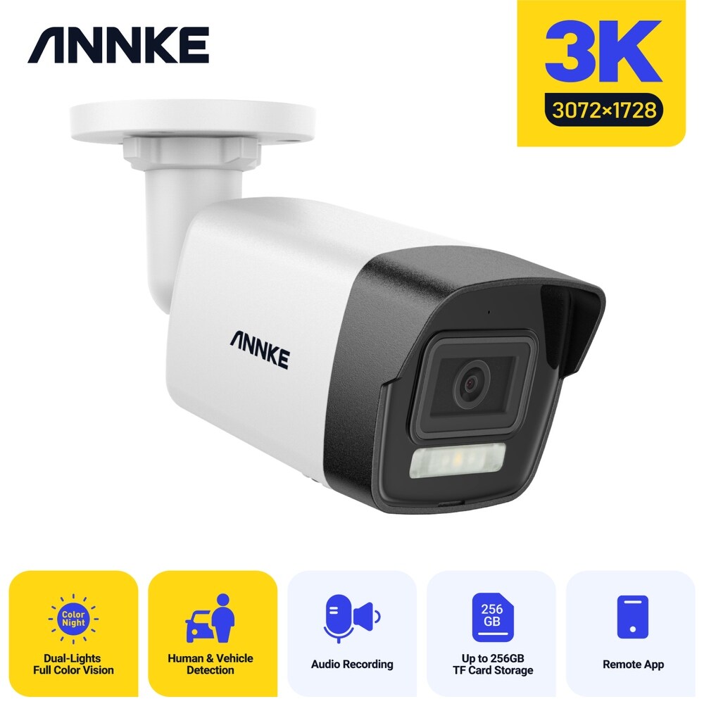 ANNKE New PoE Camera   3K Ultra HD  Color Night Vision with Spotlight