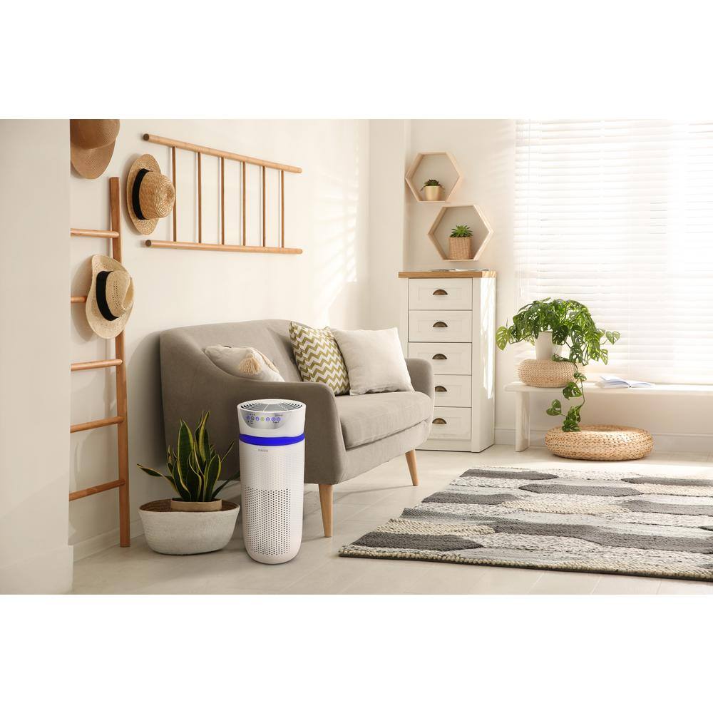 HoMedics TotalClean Deluxe UV 5-in-1 Extra Large Room Air Purifier AP-T45-WT